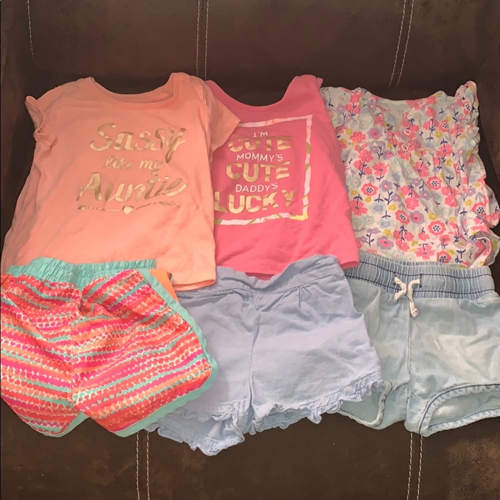 3 top and short outfits